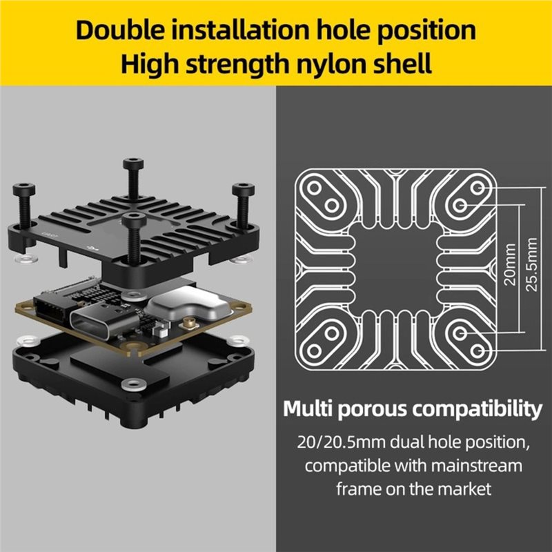 Heatsink Aluminum Parts Wide-A - Drone Camera Wide Angle ulasan dan harga