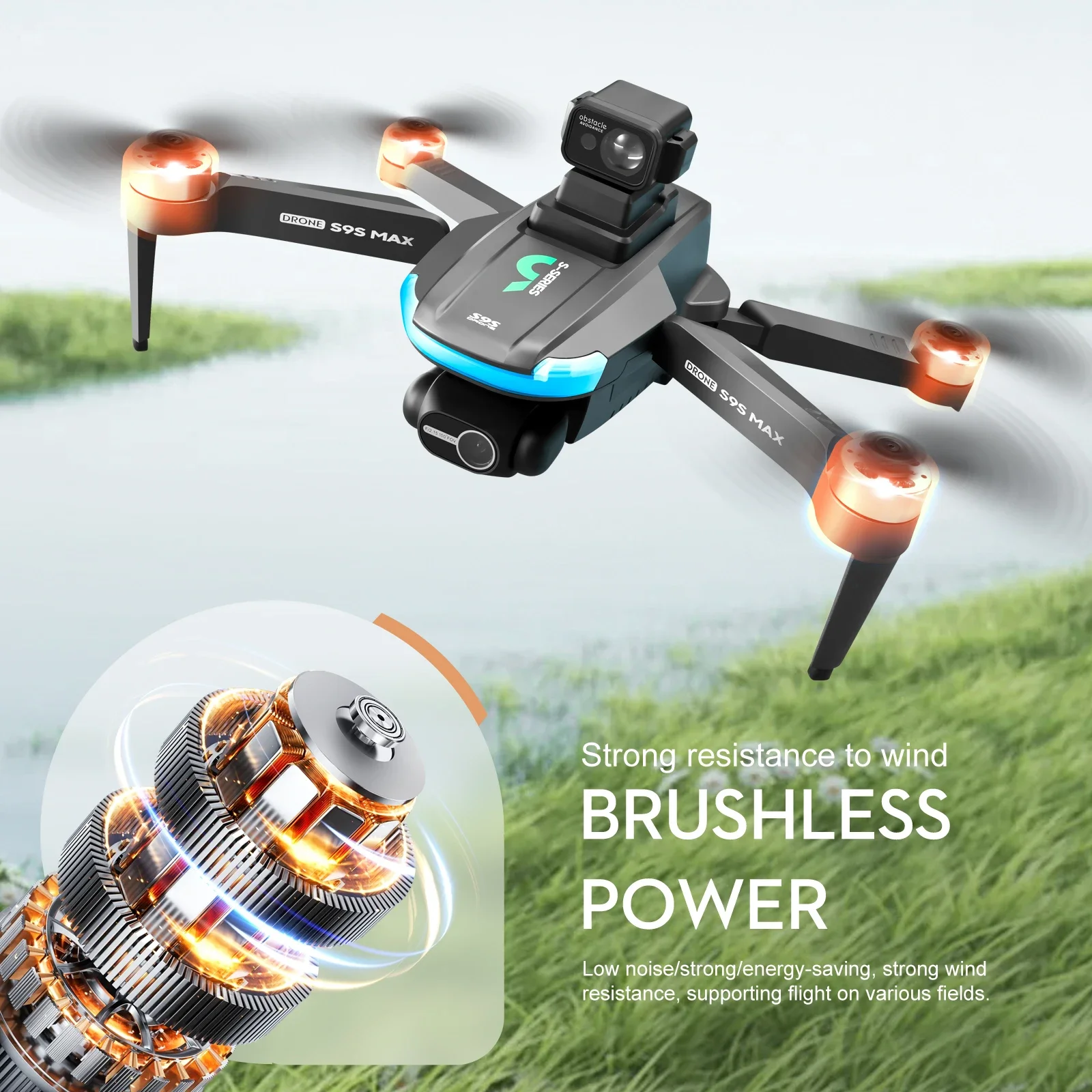 NEW S9S MAX MINI Drone 4K 2-Ax - Drone Camera Hd ulasan dan harga