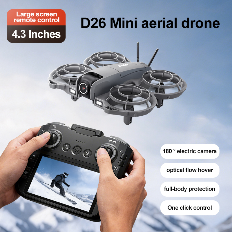 D26 Drone 4K Aerial HD 180° Ca - Drone Camera Hd ulasan dan harga