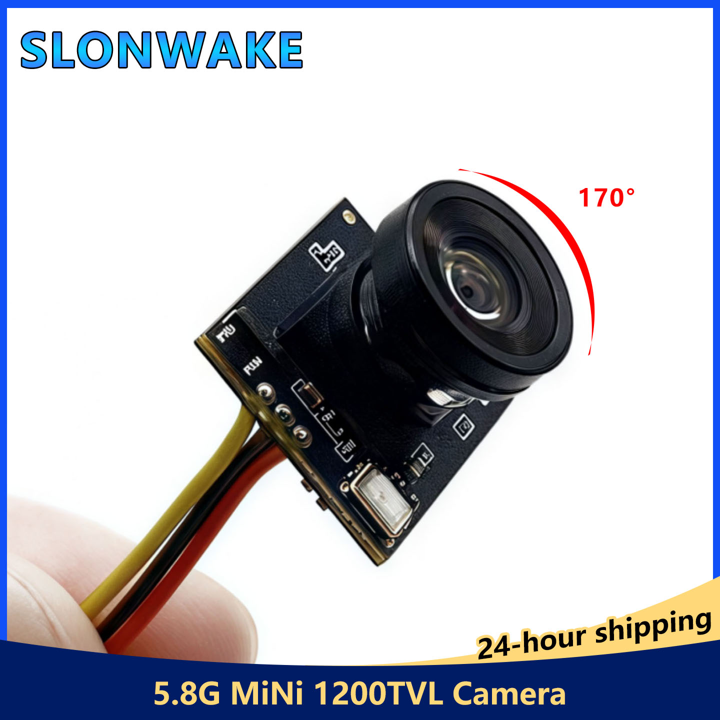 SLONWAKE Ultra Mini 5.8G FPV C - Drone Camera Wide Angle ulasan dan harga