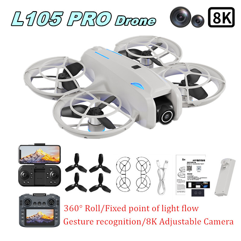 L105 PRO Drone Duel 8k Lens Fu - Drone Camera Lens ulasan dan harga